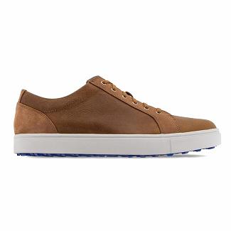 Men's Footjoy Club Casual Shoes Taupe NZ-407861